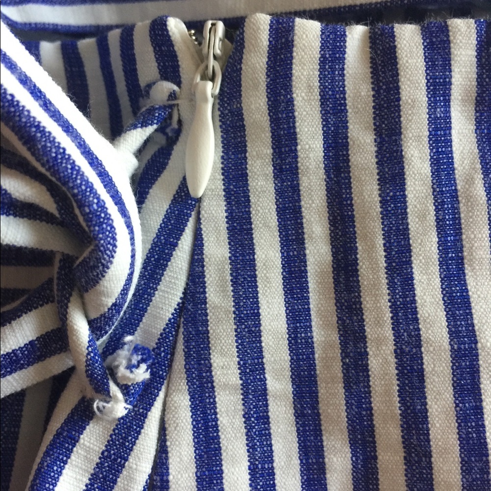 POOKIE & SEBASTIAN Ruffle Striped Skirt - Picture 4 of 7